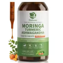 Organic Moringa Wellness Drops: 12-in-1 Herbal Blend